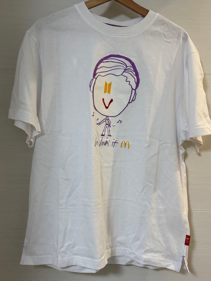 BTS マクドナルドSAUCY S/S tシャツ V テテ - メルカリ
