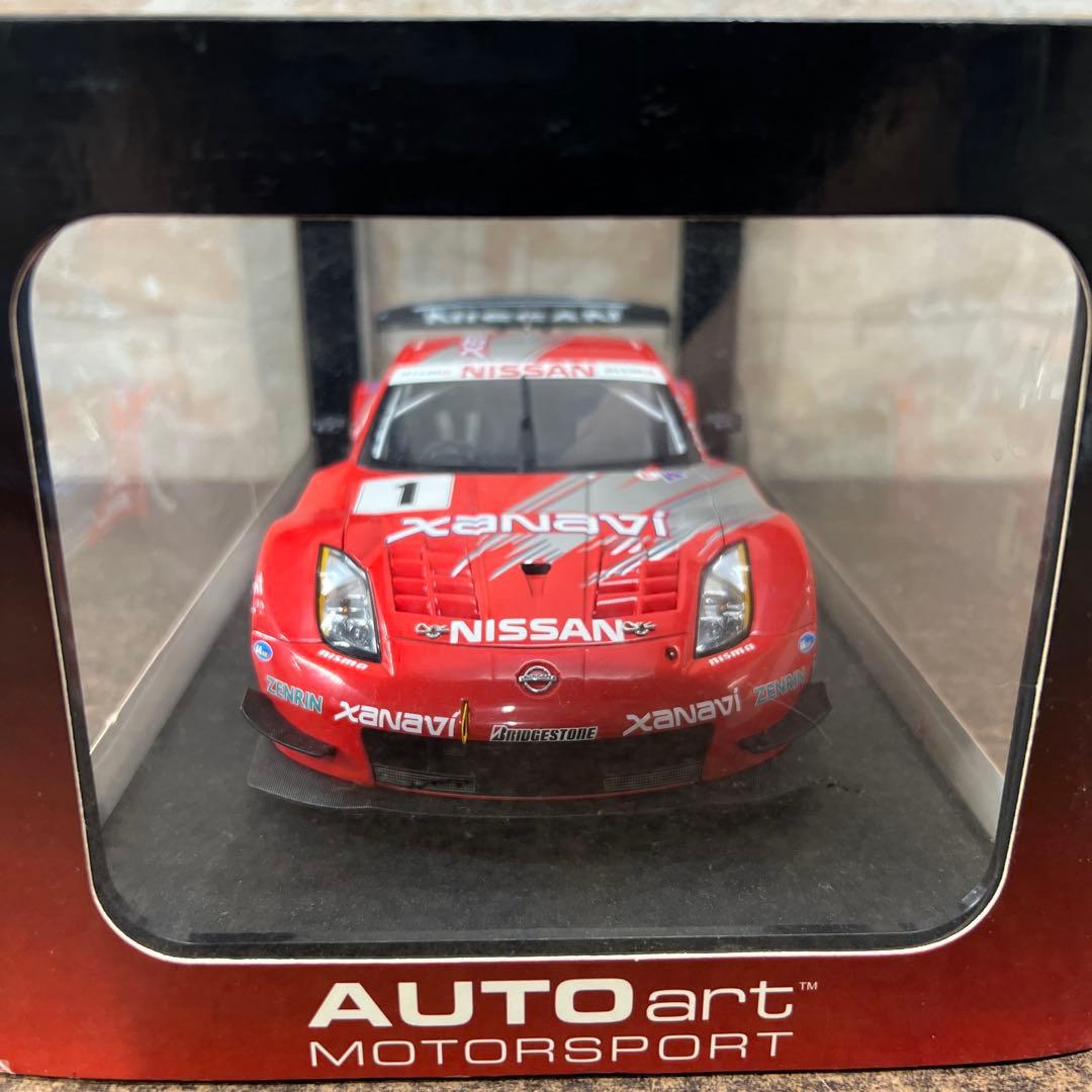 I3【保管品】 AUTOart XANAVI NISSAN 1/18 ミニカー