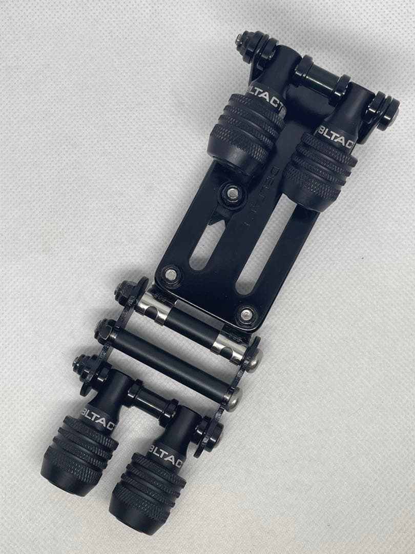 ダブルタクトプレート　ビットホルダー4P ニックス風チェーン(オールブラック) ダブルタクトプレート ビットホルダー4P ニックス風チェーン(オール