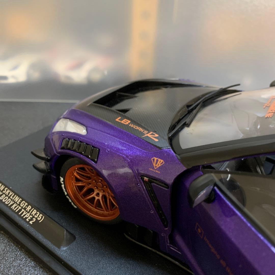 788 リバティウォーク LBWK R35 GT-R 1/18スケールミニカー