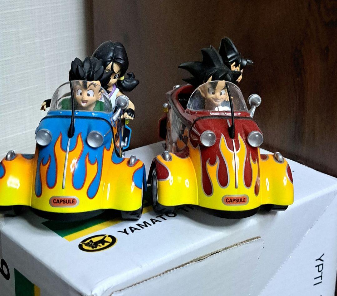 ドラゴンボールZ フィギュア＆カー 2個セット 悟空&悟天 悟飯&ビーデル