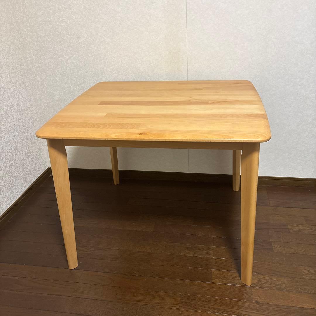 【美品】ニトリ Nコレクション ダイニングテーブル T-01 90 NA