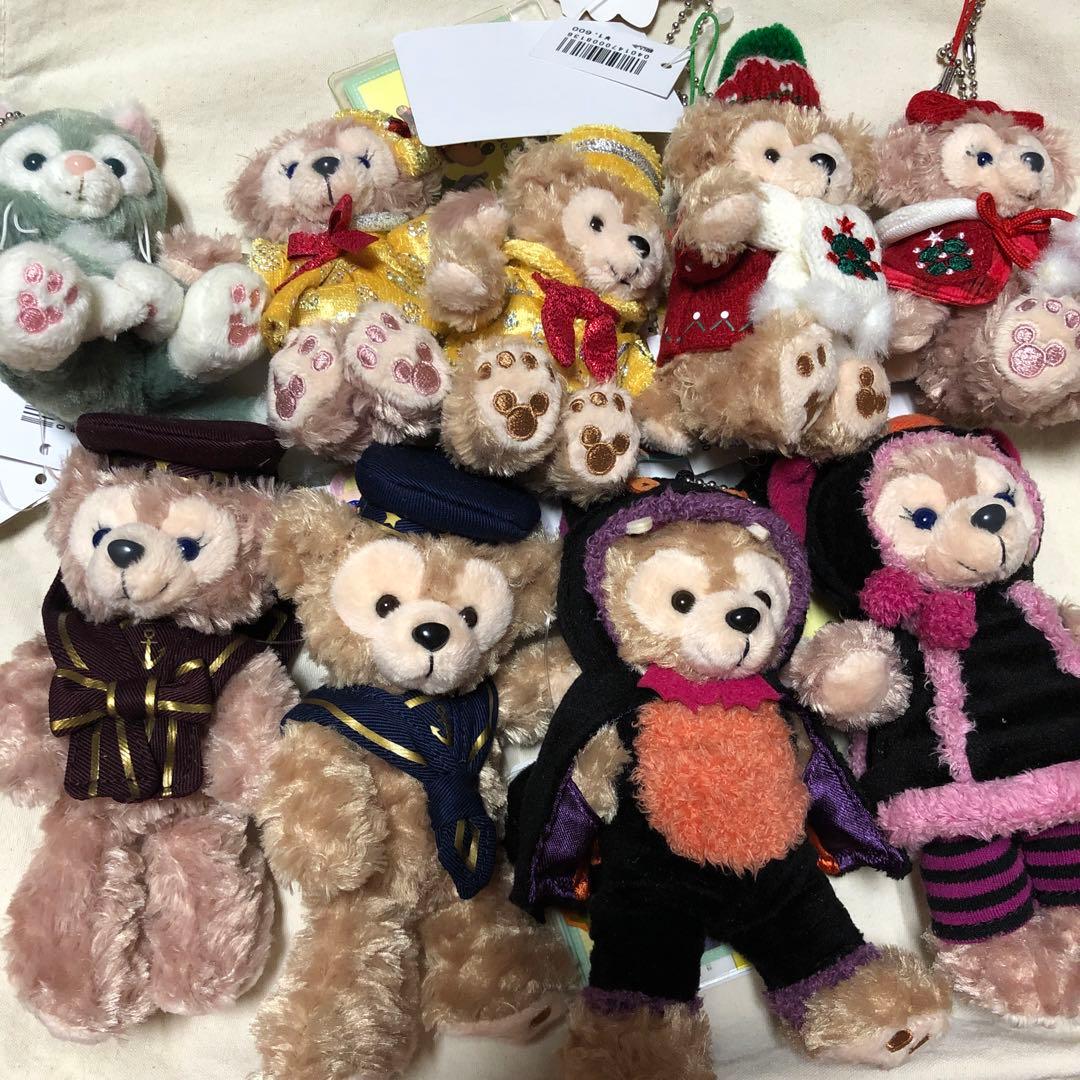 ダッフィー、シェリーメイぬいぐるみまとめ売り ダッフィー シェリーメイ まとめ売り