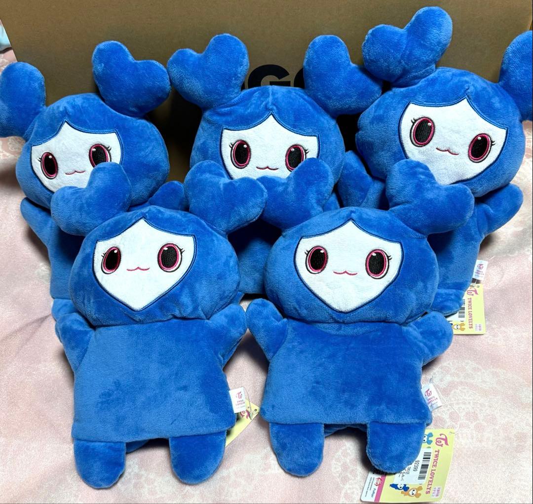 TWICELOVELYS ぬいぐるみパペット ツブリー5点GIGO - メルカリ