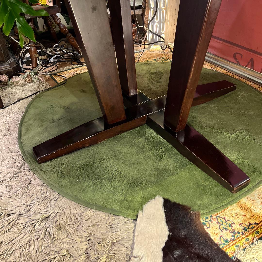 sale 1０５　ラウンドスクウェア　無垢材仕上げ　デザインレッグ