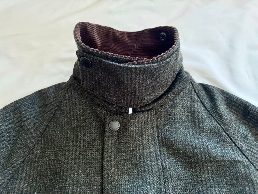 坂口健太郎着用　Barbour OVERSIZED BURGHLEY ウール