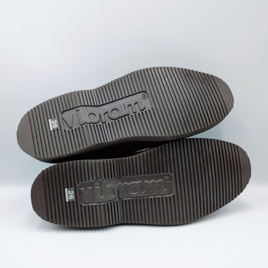 【新品】リーガルウォーカー　Vibram　革靴　ブラウン　26 　幅広　軽量