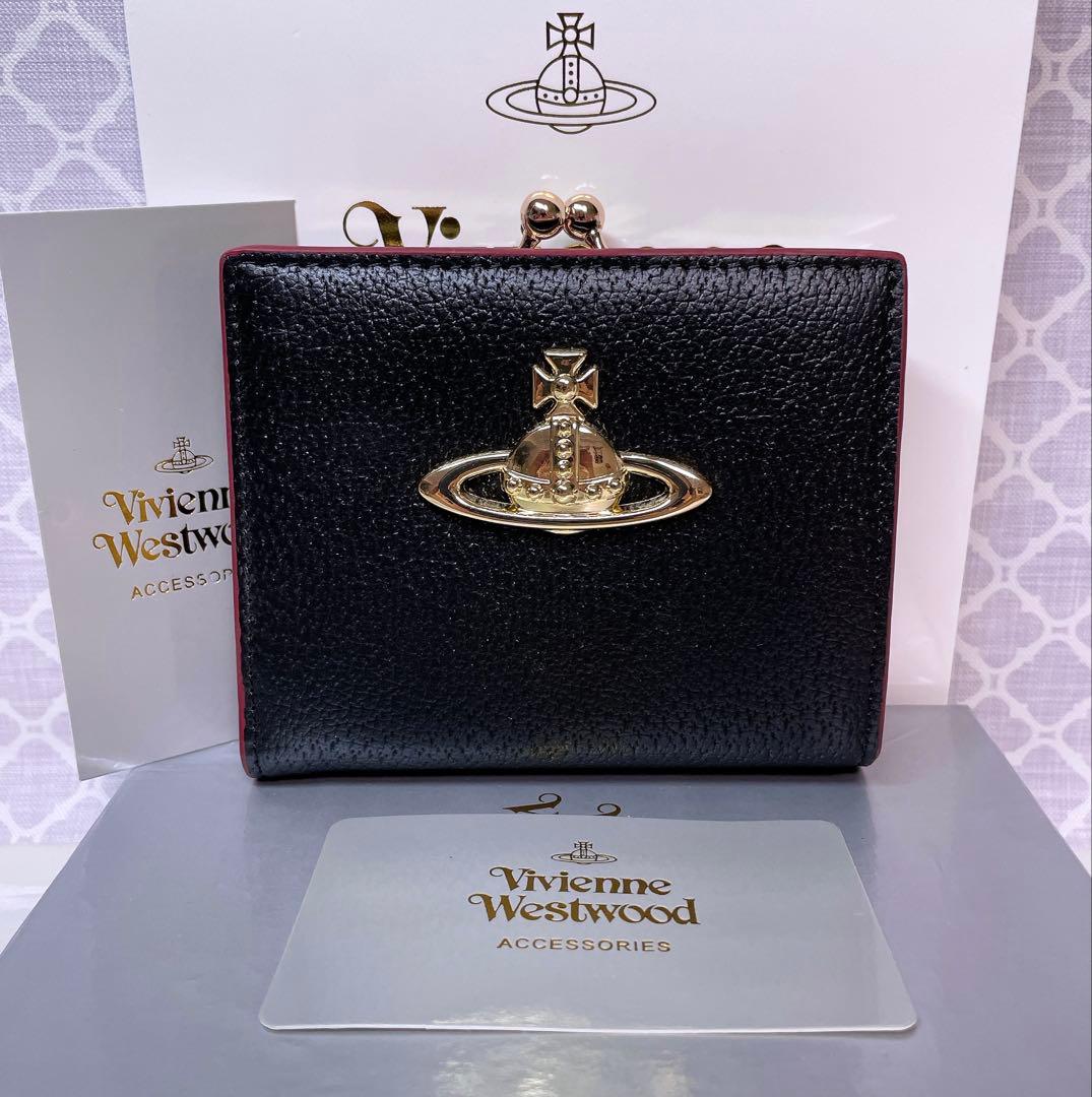 最新☆ショッパー付】高級感 ヴィヴィアン・ウエストウッド 折財布