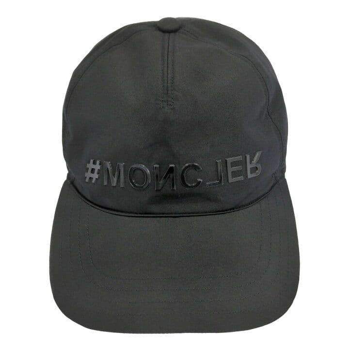 モンクレール ブラック ベースボールキャップ タグ付