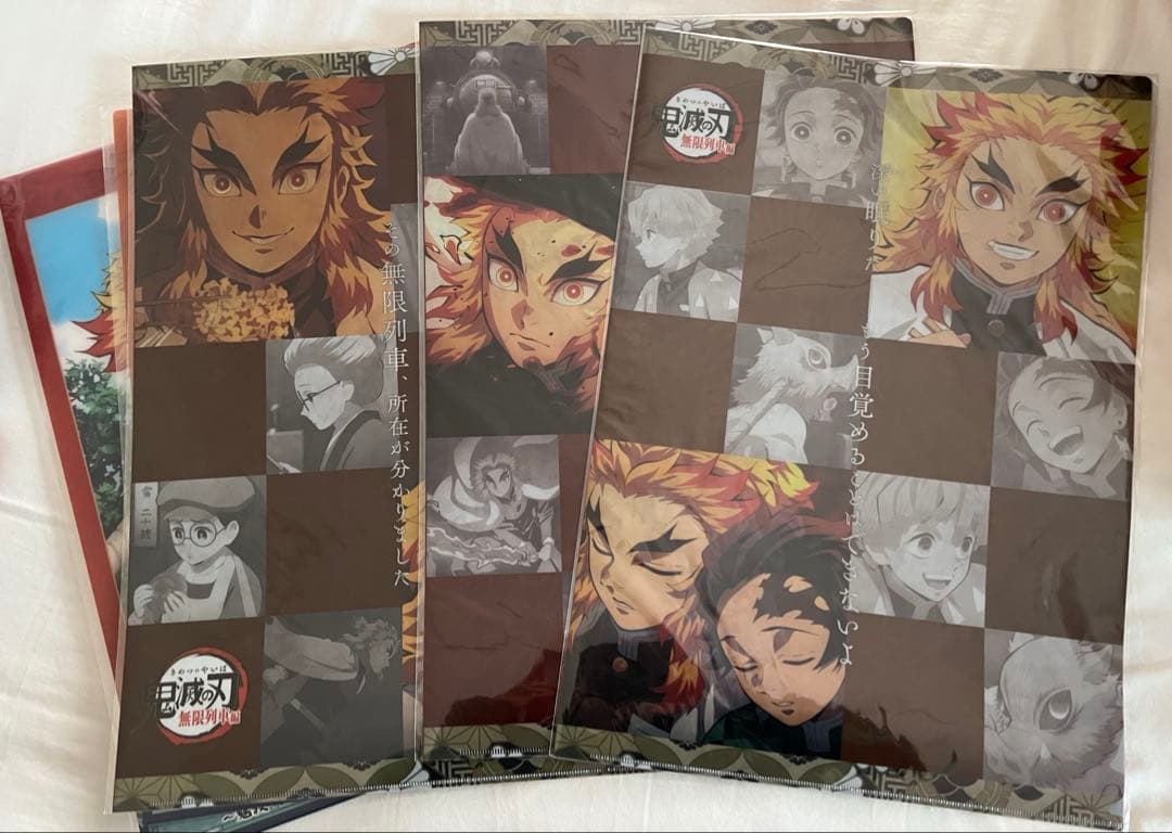 8セット 鬼滅の刃 ランチョンマットケース クリアファイル 3枚