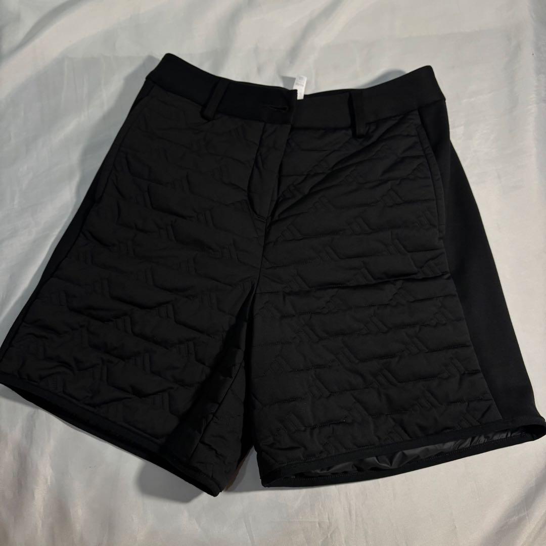 未使用　adidasゴルフ　モックネックセーターキルティングハーフパンツ　セット