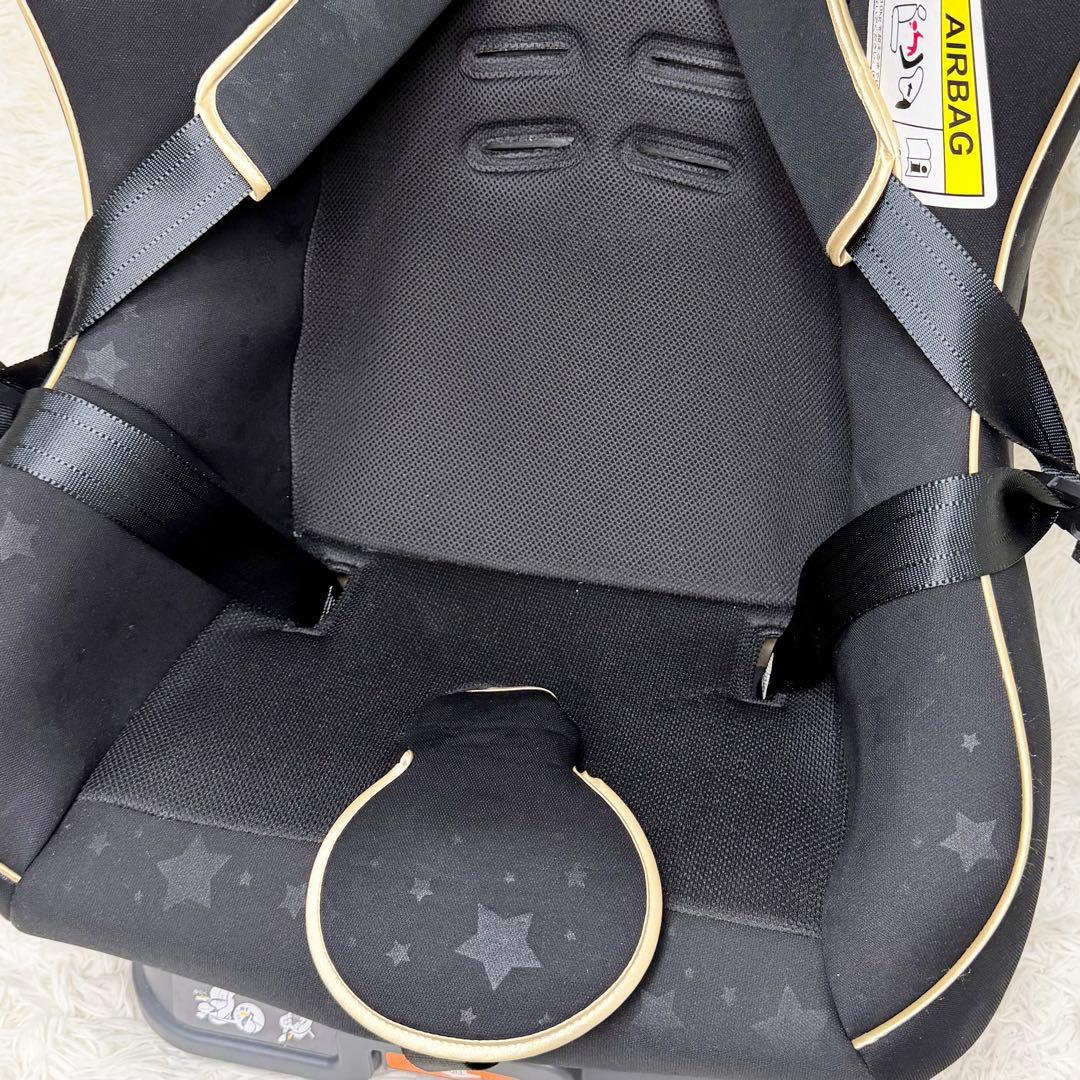 極美品 pigeon キュピオ チャイルドシート 星柄 西松屋限定モデル