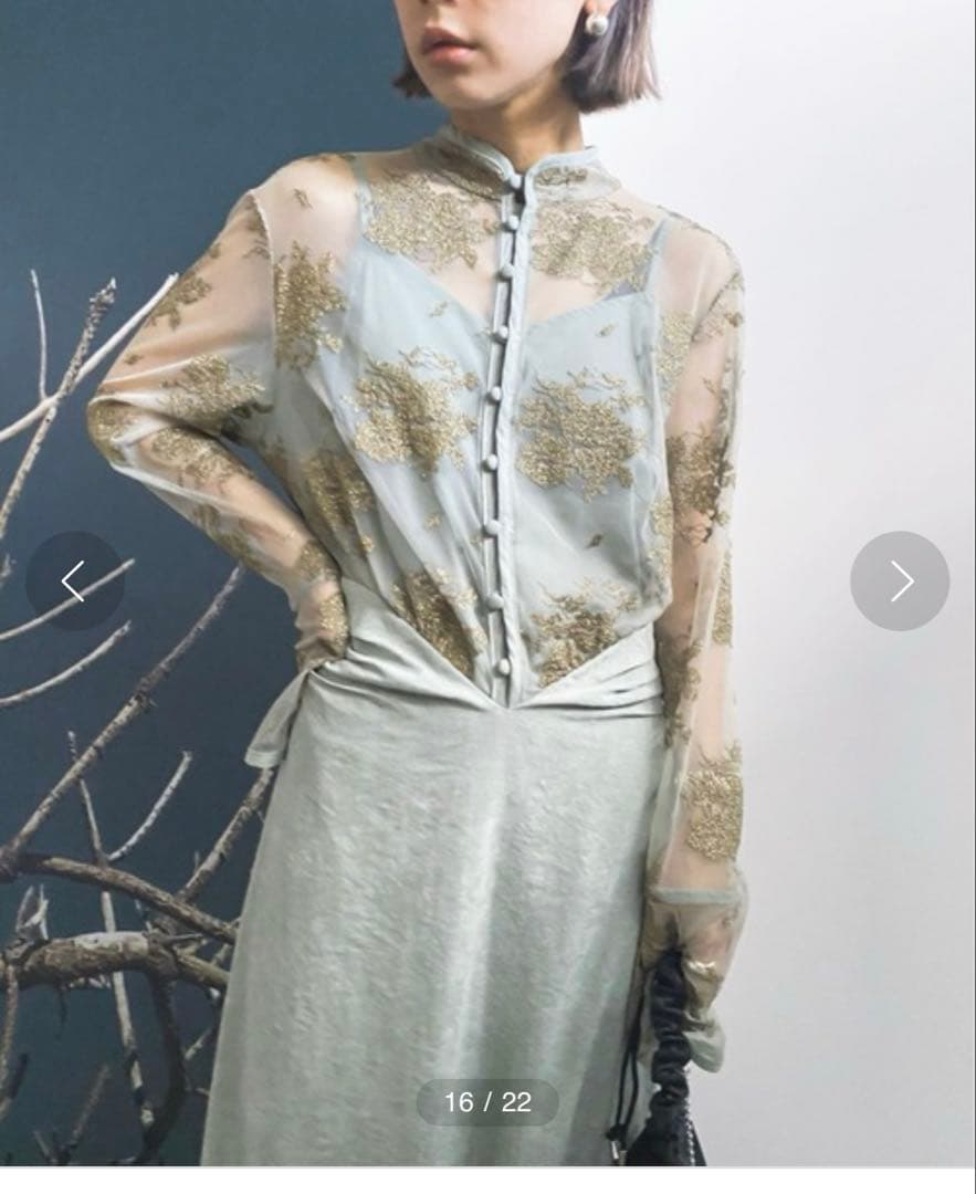 く*ち様 amerivintage flower lace dress Sサイズ