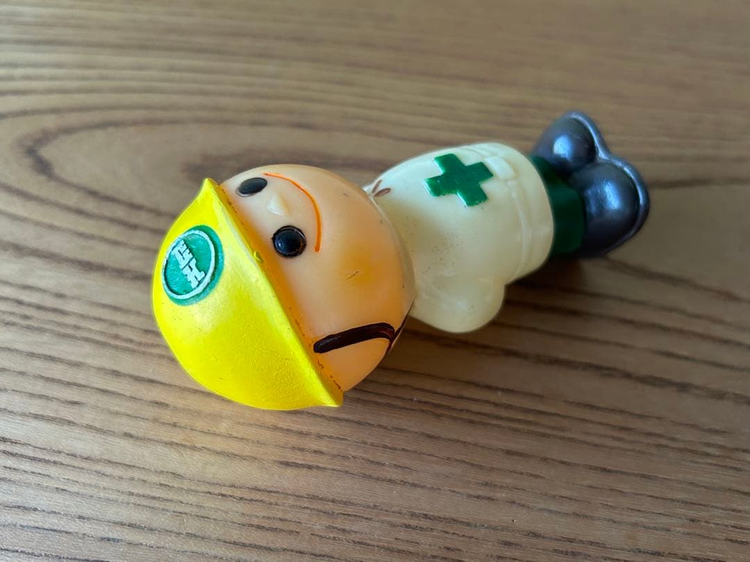 珍品 昭和57年頃 大成建設 ソフビ人形 週刊文春 コラム 立ち話 キャラクター