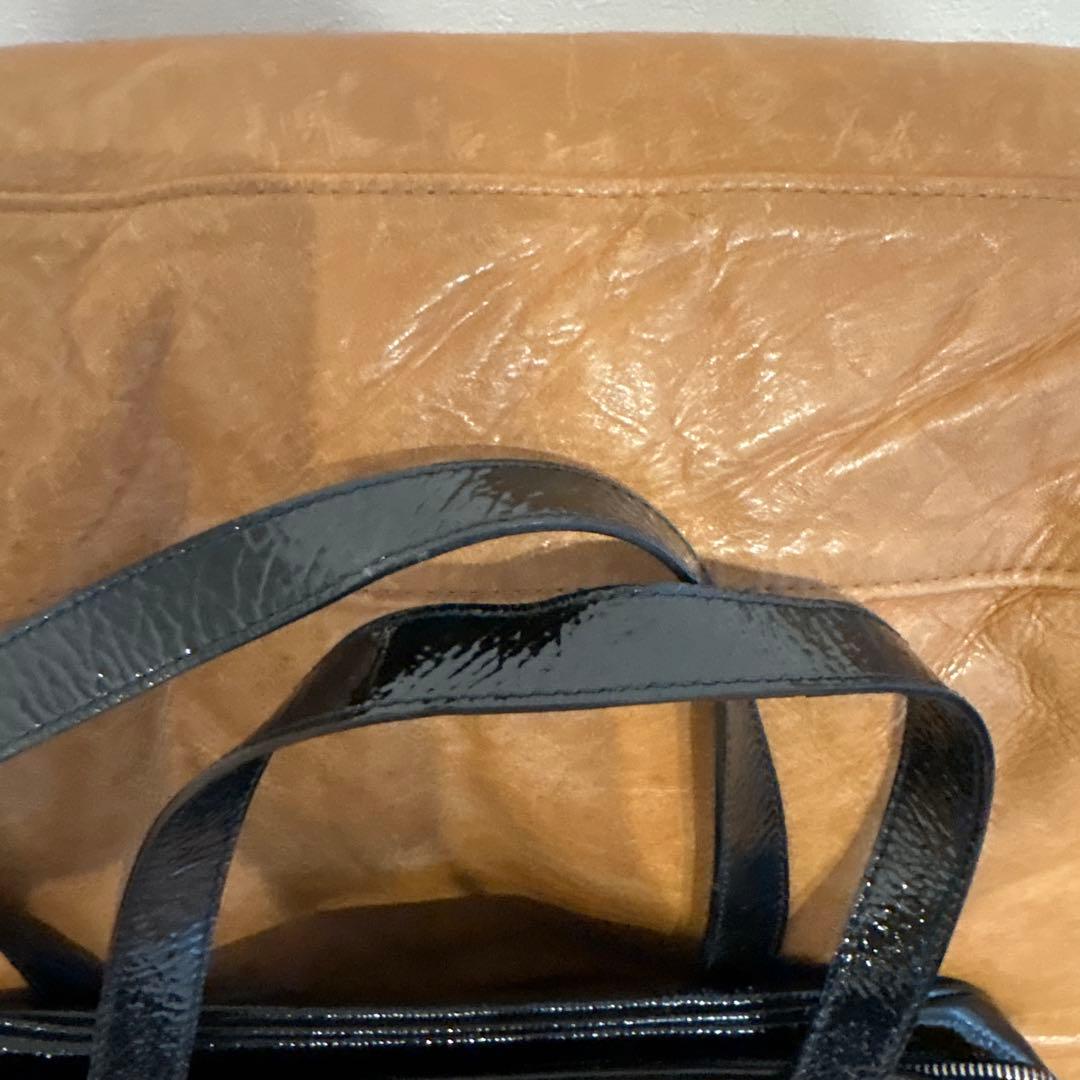 ジャックルコー　パリ　pari 中古　バッグ　エナメル　ブラック　黒