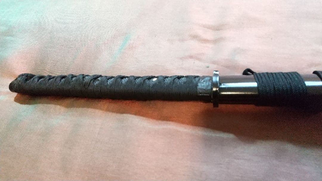 【樋入り尖り互の目刃紋】模造刀 舞踊 模擬刀 拵え 喰出し鍔 刀剣 日本刀 刀