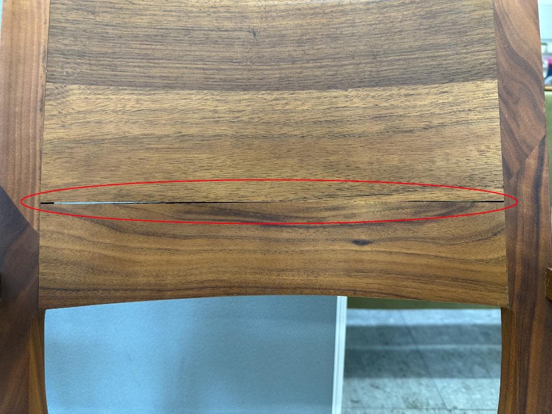 大塚家具　ダイニングテーブルセット　イス×4　ブラウン