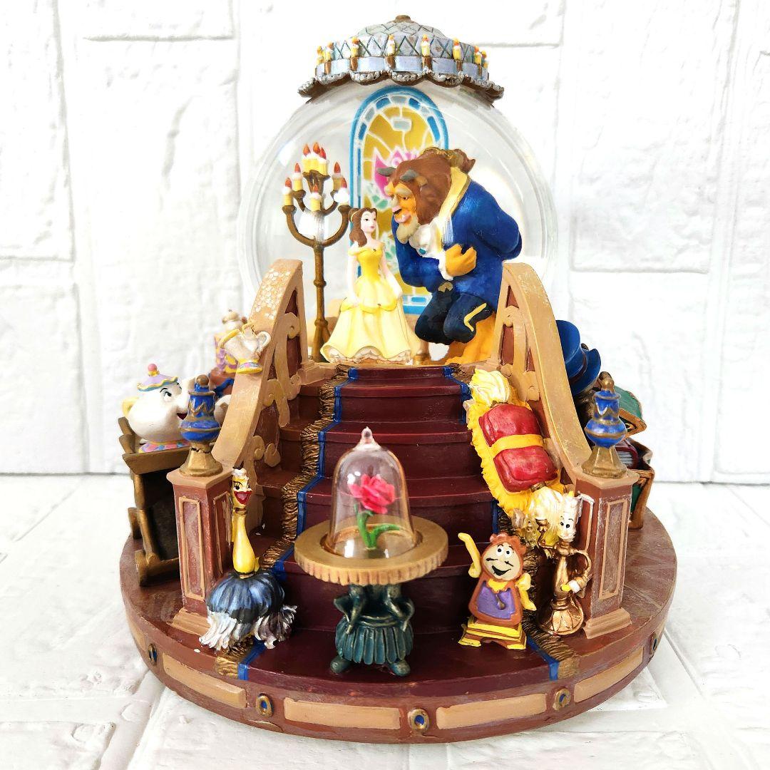 美女と野獣】スノードーム ディズニーストア 箱あり 未使用 レア