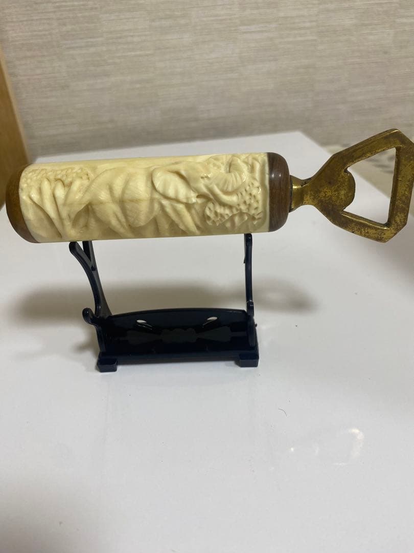 セイウチ牙 海象牙 天然素材 栓抜き 送料無料