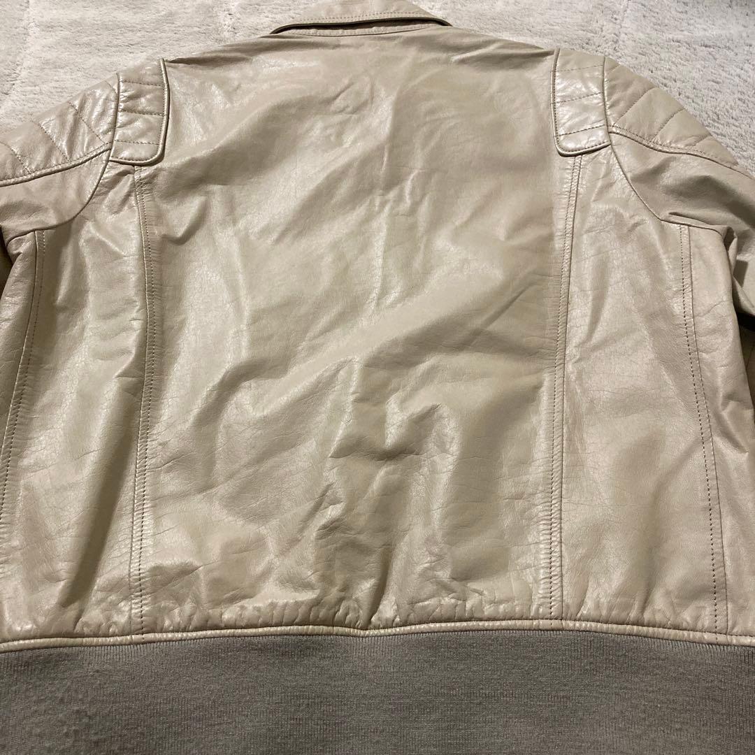 美品 UNDERCOVERISM パデッドレザージャケット H4202-1