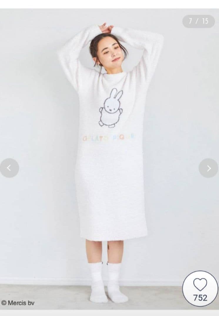 ジェラートピケ ミッフィー ワンピース 完売品