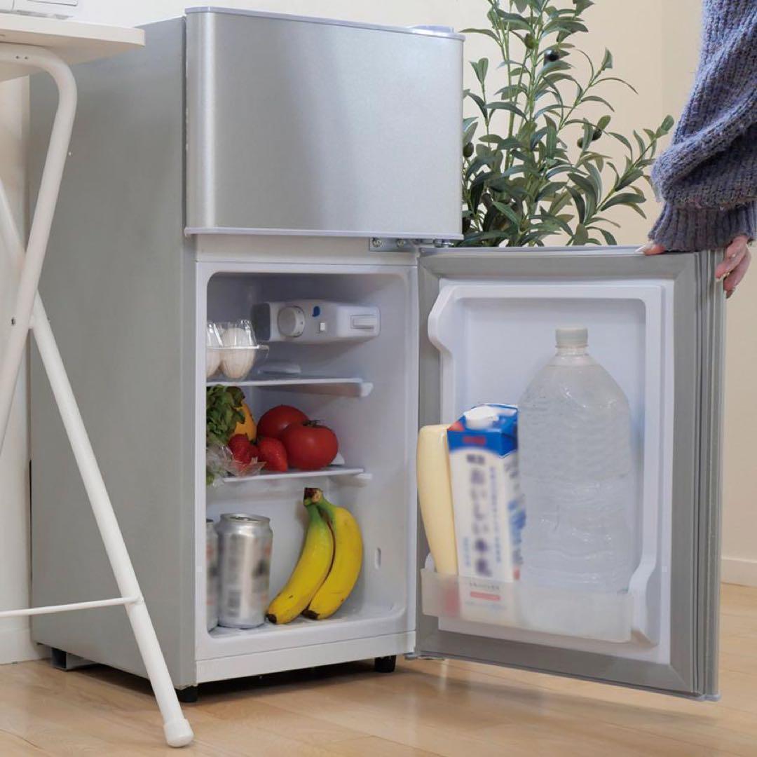 中古美品 冷蔵庫 一人暮らし冷凍冷蔵庫 60L ブラック 中古美品 冷蔵庫