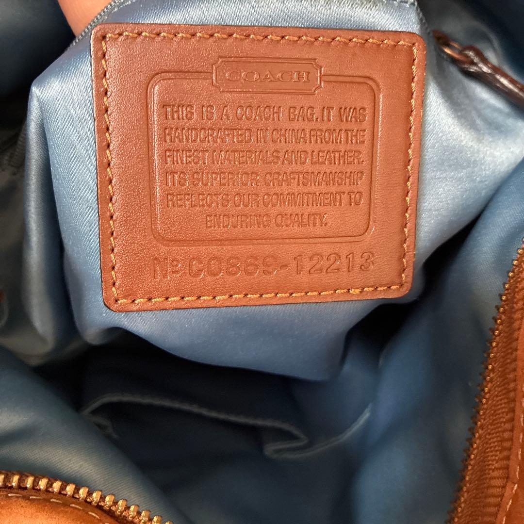 【希少】COACH パッチワークデザイン ショルダーバッグ