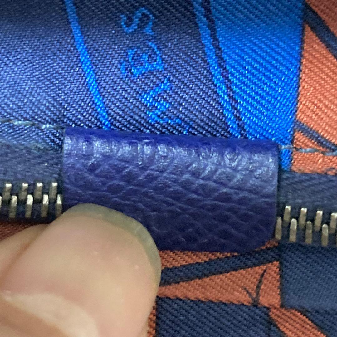 HERMES エルメス ケース アザップ シルクイン コンパクト ネイビー