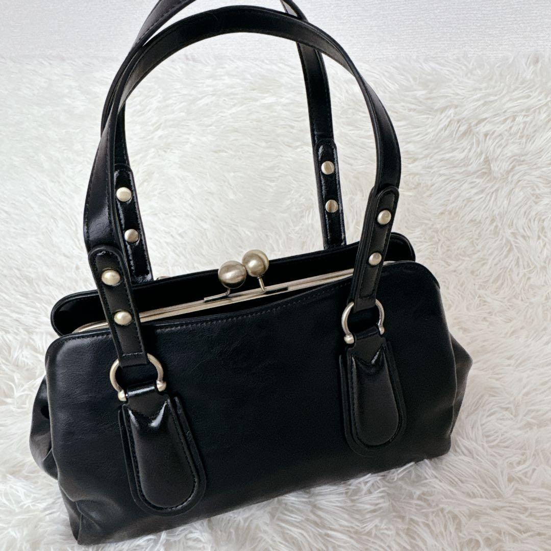 現行品✨美品✨ANNASUIアナスイ ディディオン ハンドバッグ がま口 大