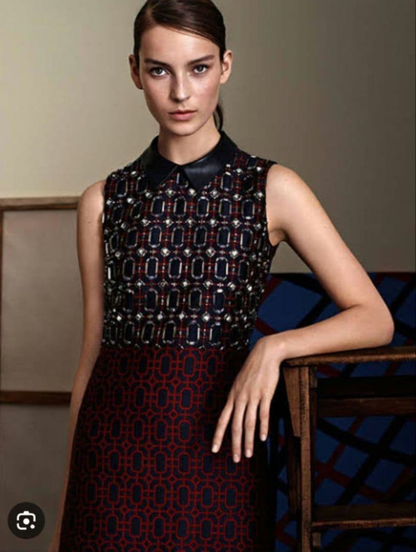 GUCCI ノースリーブひざ丈ワンピース