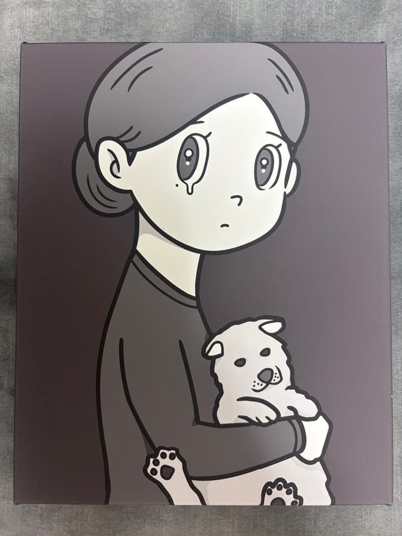 ハシヅメユウヤ　橋爪悠也　キャンバス　ジークレー　真作　kyne 現代アート　① ハシヅメユウヤ 橋爪悠也 キャンバス ジークレー 真作 kyne 現代アート