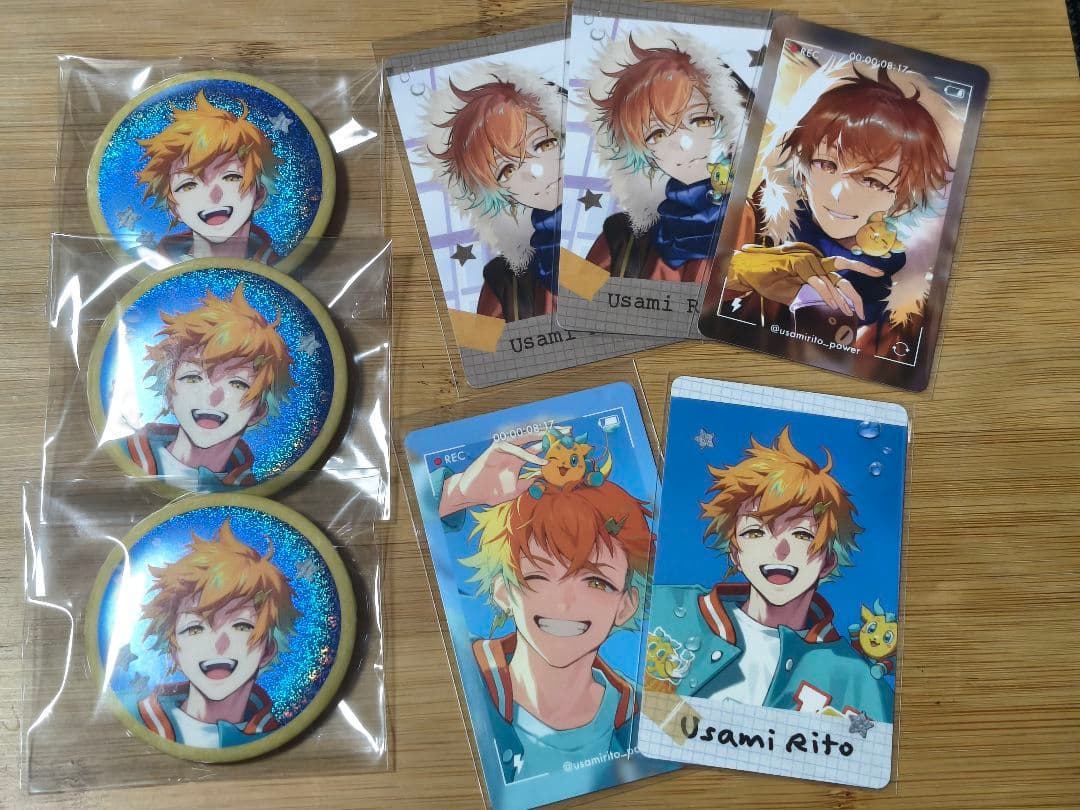 宇佐美リト 缶バッジ＆カードセット - メルカリ