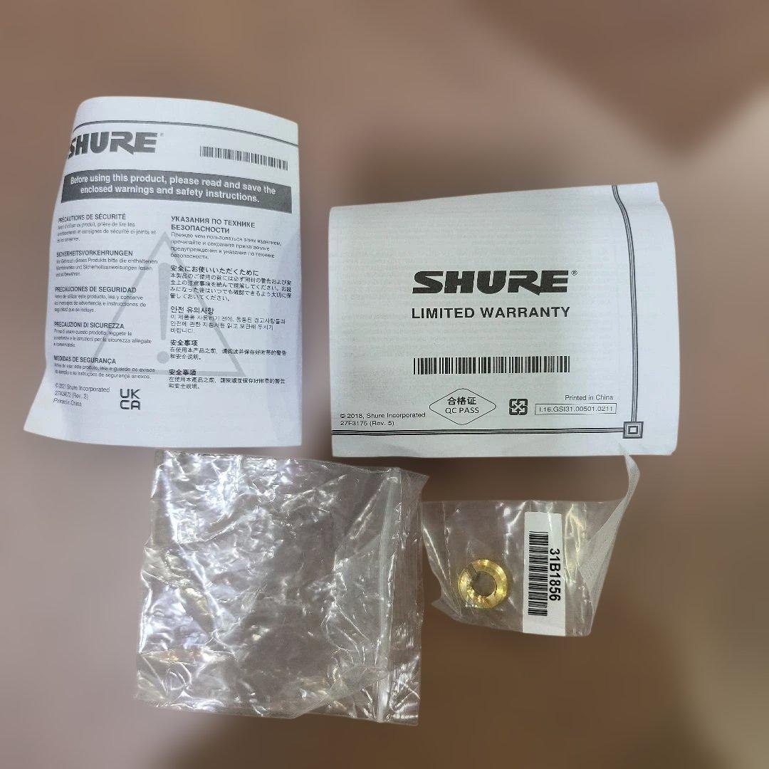 SHURE シュア MV7X ポッドキャストマイクロホン