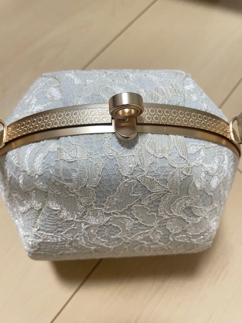 チョコ様専用 和装 草履バッグセット レース 白 金 ゴールド ホワイト