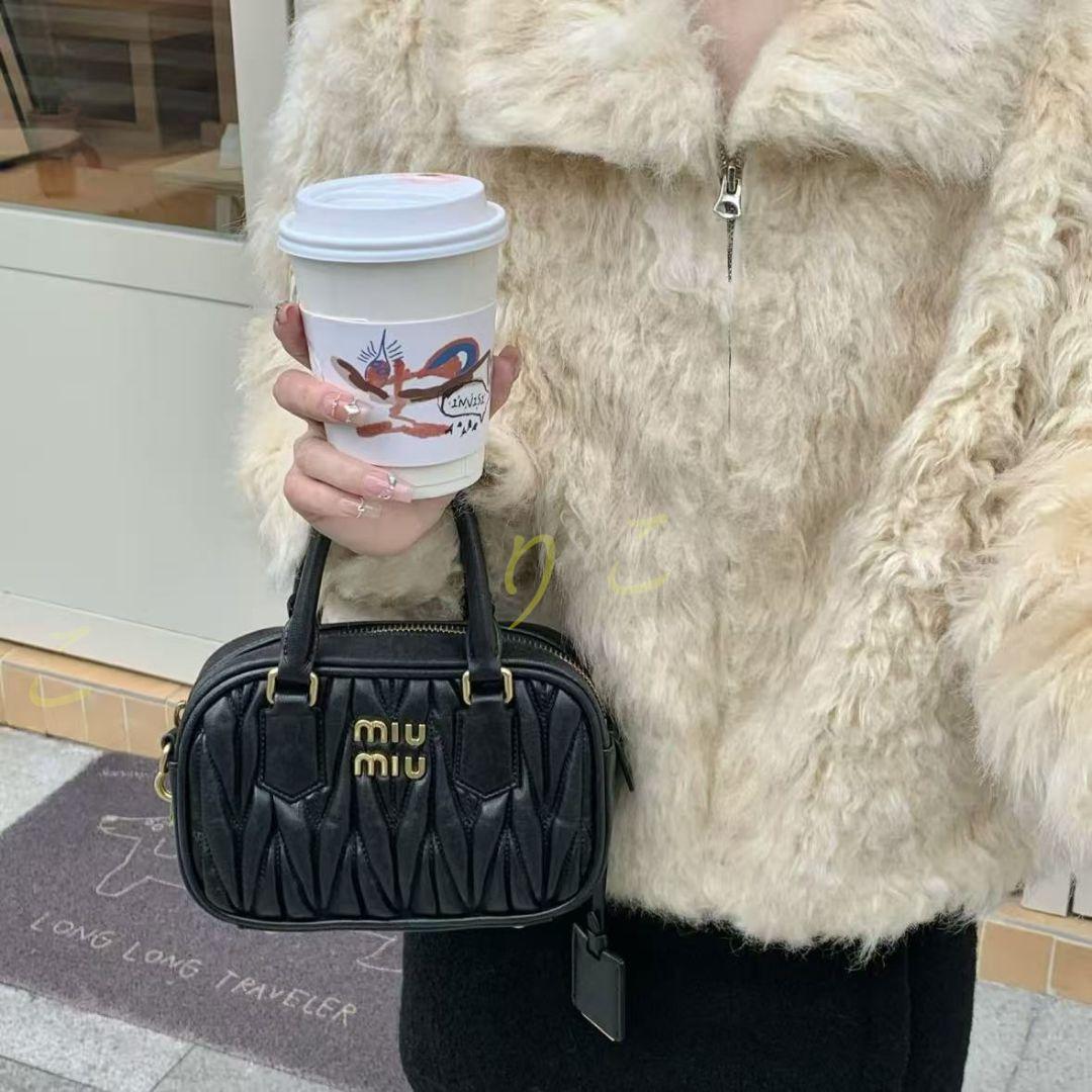 MIU MIU ミュウミュウボウリングバッグ ハンドバッグ