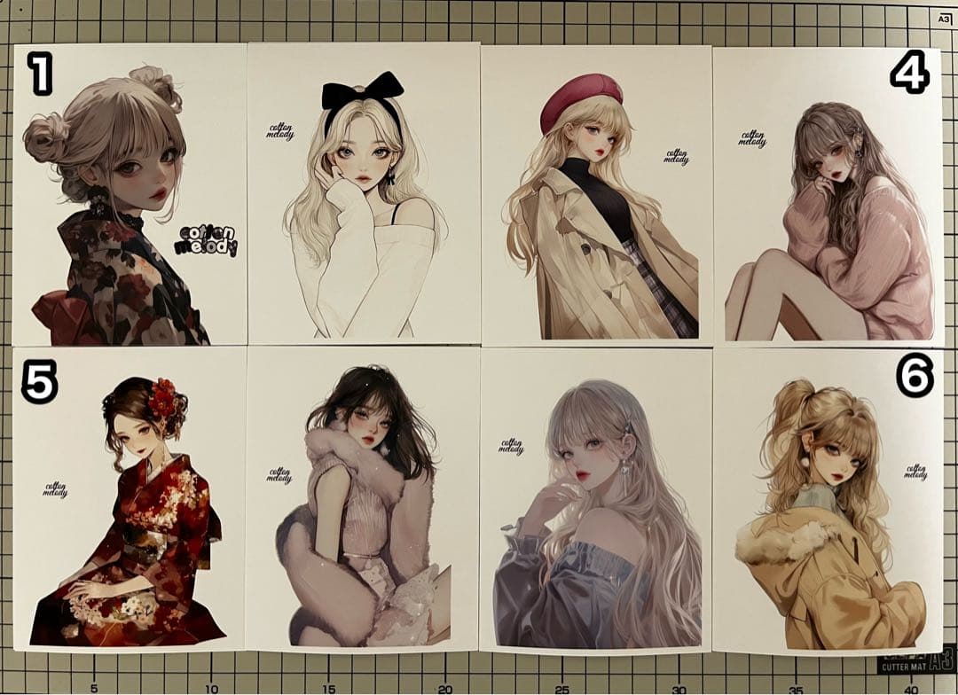 バラ売り】 cotton melody様 人物ステッカー ① - メルカリ