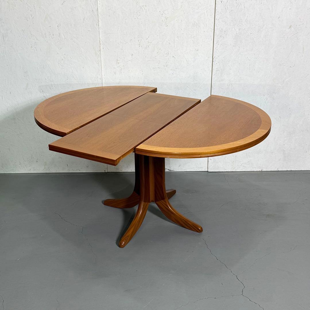 【キヨ】Parker Knoll ラウンドエクステンションテーブル