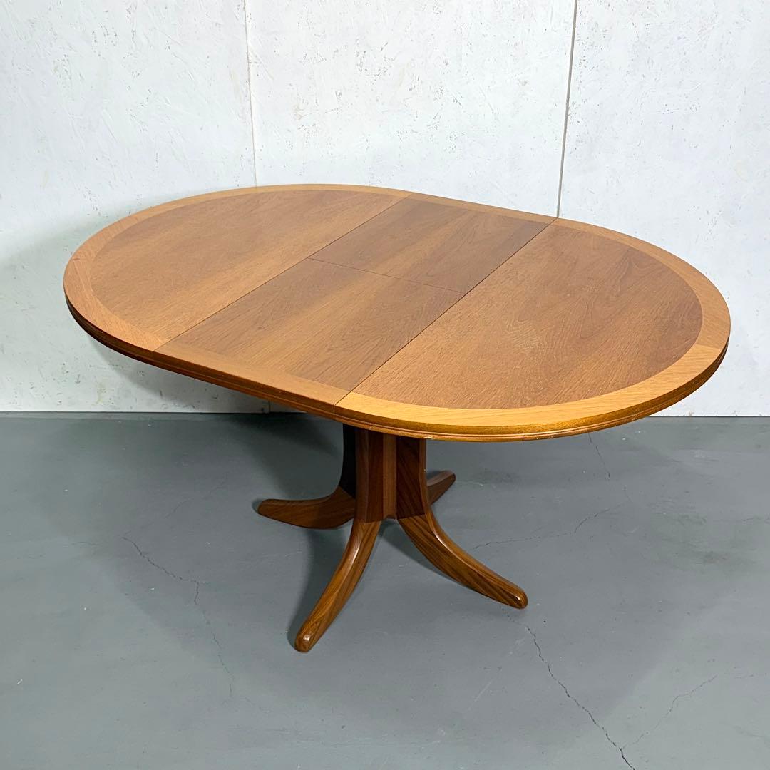 【キヨ】Parker Knoll ラウンドエクステンションテーブル