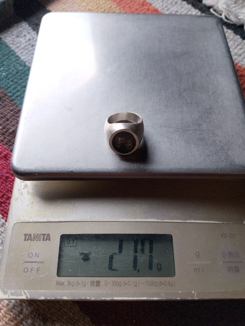 プ*ル様 銀無垢　廃盤品DRY BONES Two Face K18 リング無垢