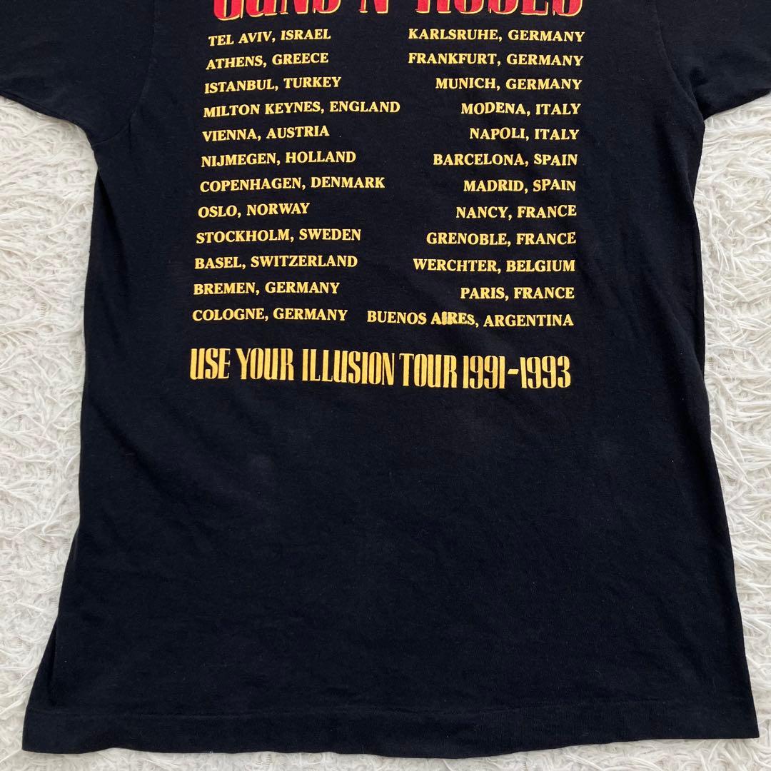 《90s美品珍品人気早い者勝》ガンズアンドローゼズバッドアップルズtシャツ