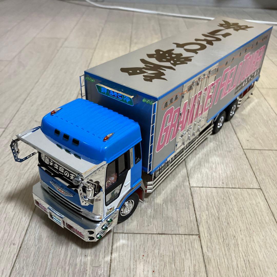 専用‼️アオシマ デコトラプラモデル 完成品 みやこ鮮冷 トラック野郎