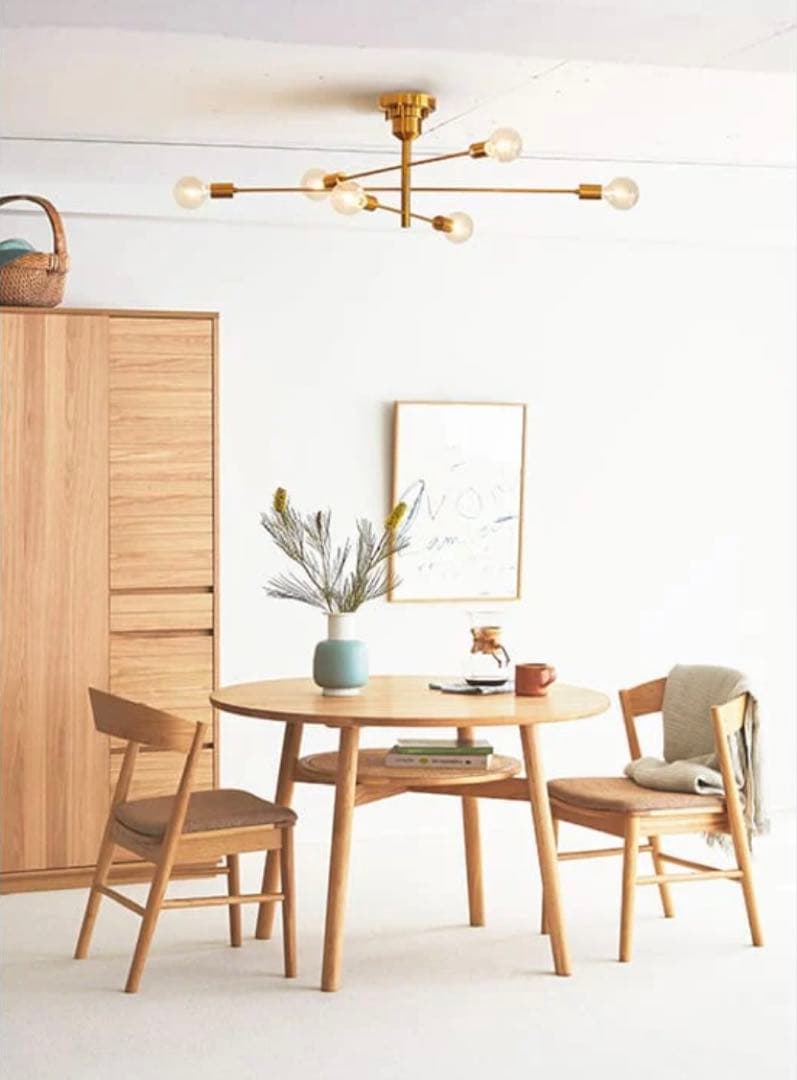 unico Astre アストル シーリングライト ゴールド 6灯 電球付き - メルカリ