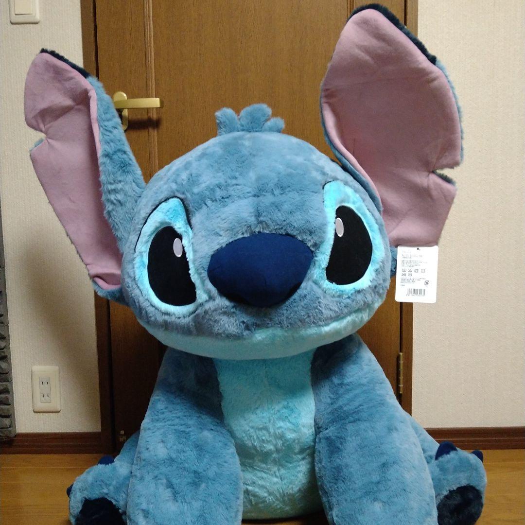 新品 タグ付き スティッチ コストコ 特大 ぬいぐるみ ブランケット付き