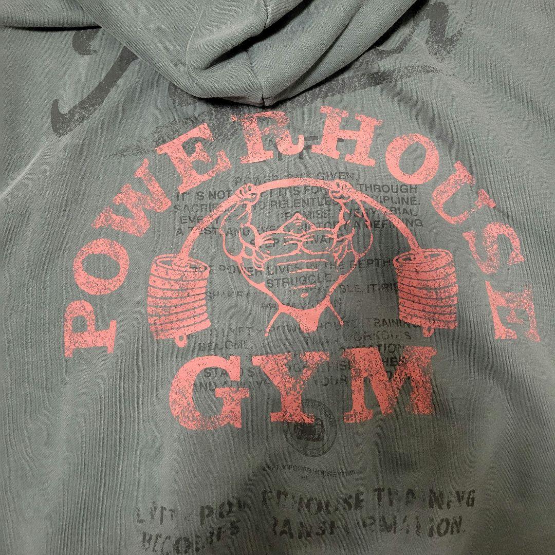 LYFT × Power House Gym パーカー Mサイズ　グレー