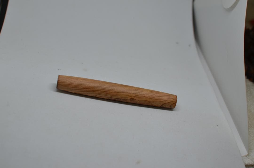 【ベル＝僕】完成いたしました。木軸　手作り　三神シャープ1100