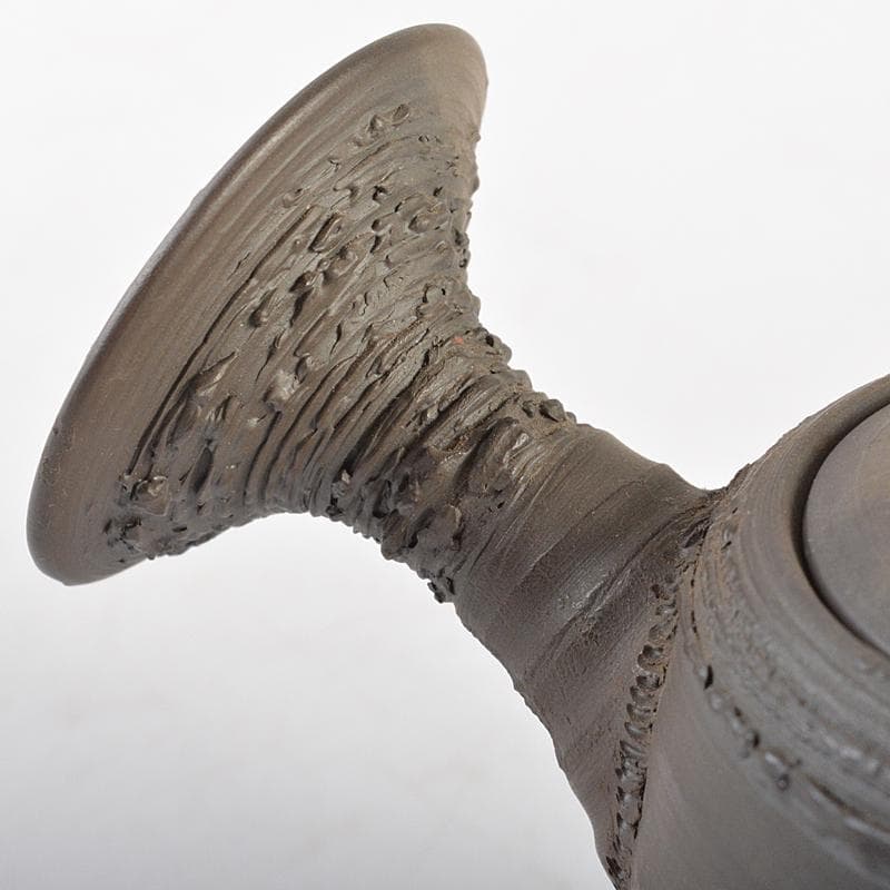 煎茶道具 萬古焼 森伊呂久造 横手急須 箱付 M R7180