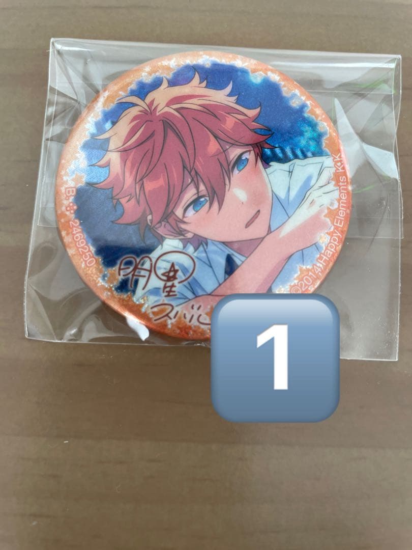 明星スバル缶バッジ