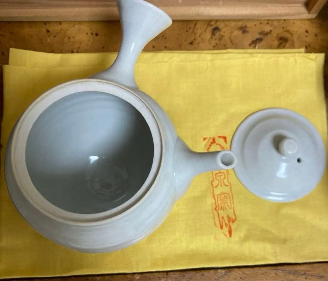 在銘】人間国宝 朴世琦 奇泉窯 小さな煎茶器セット 玉露 作家物 共箱