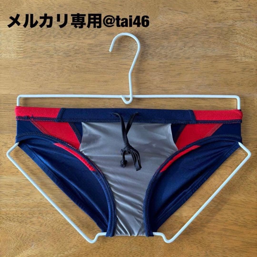 arena(アリーナ)50周年記念モデル ネイビー×レッド Vパン・競パン S