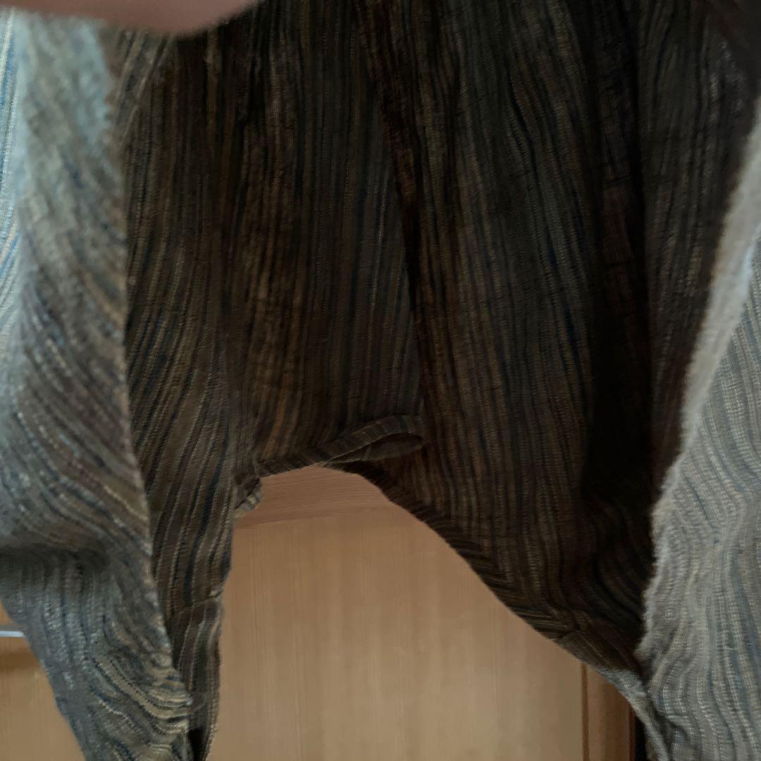 うさとの服　ストライプスカート風サルエルパンツ